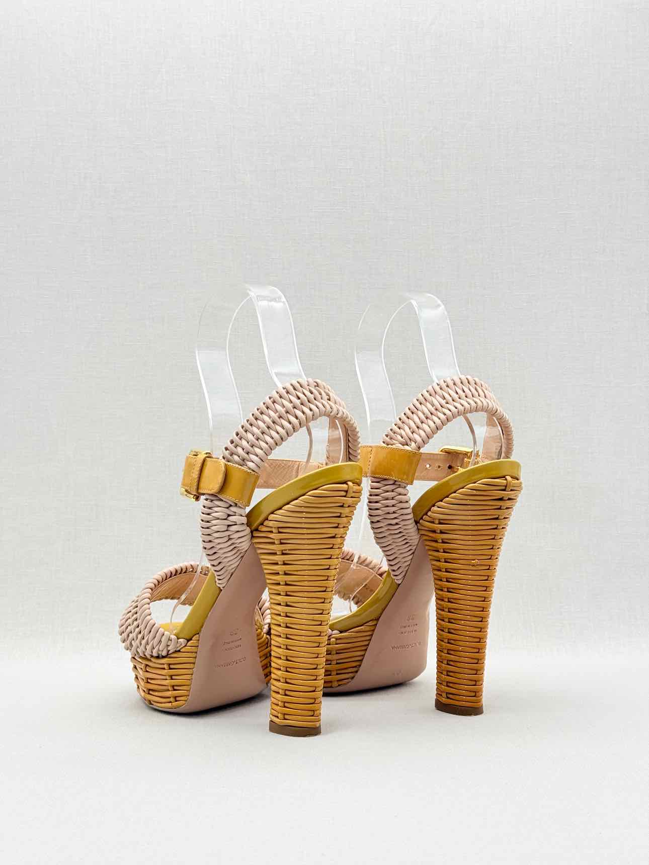 DOLCE & GABBANA Size EU 39 Platform Sandals