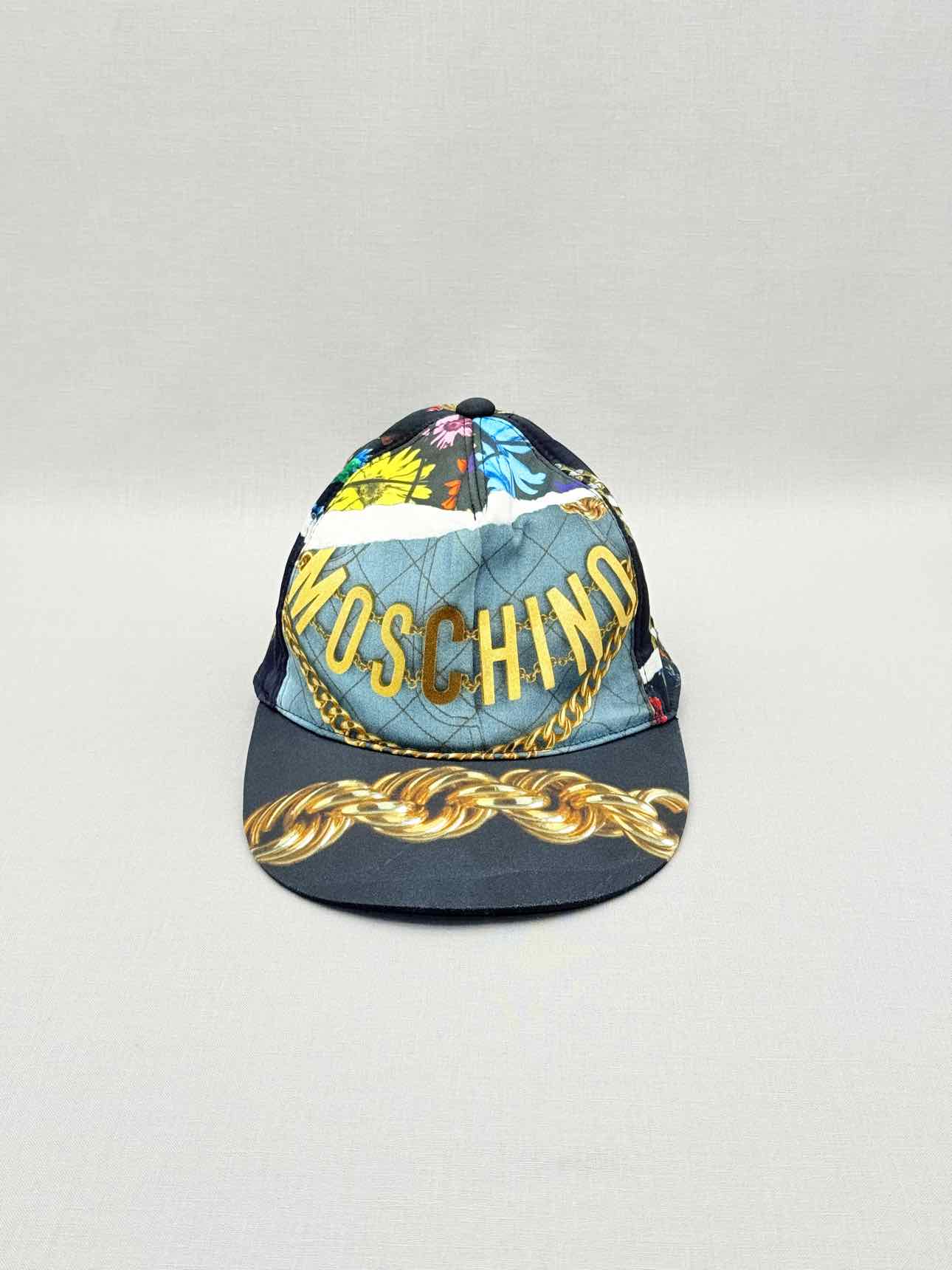 MOSCHINO COUTURE Blue Multicolor Cap