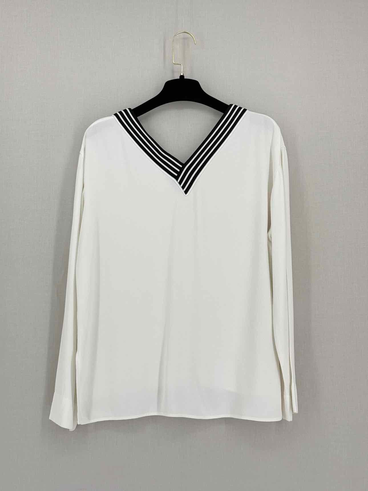 MAJE Lorni Off-white Size Small Top
