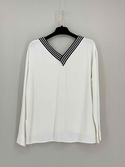 MAJE Lorni Off-white Size Small Top