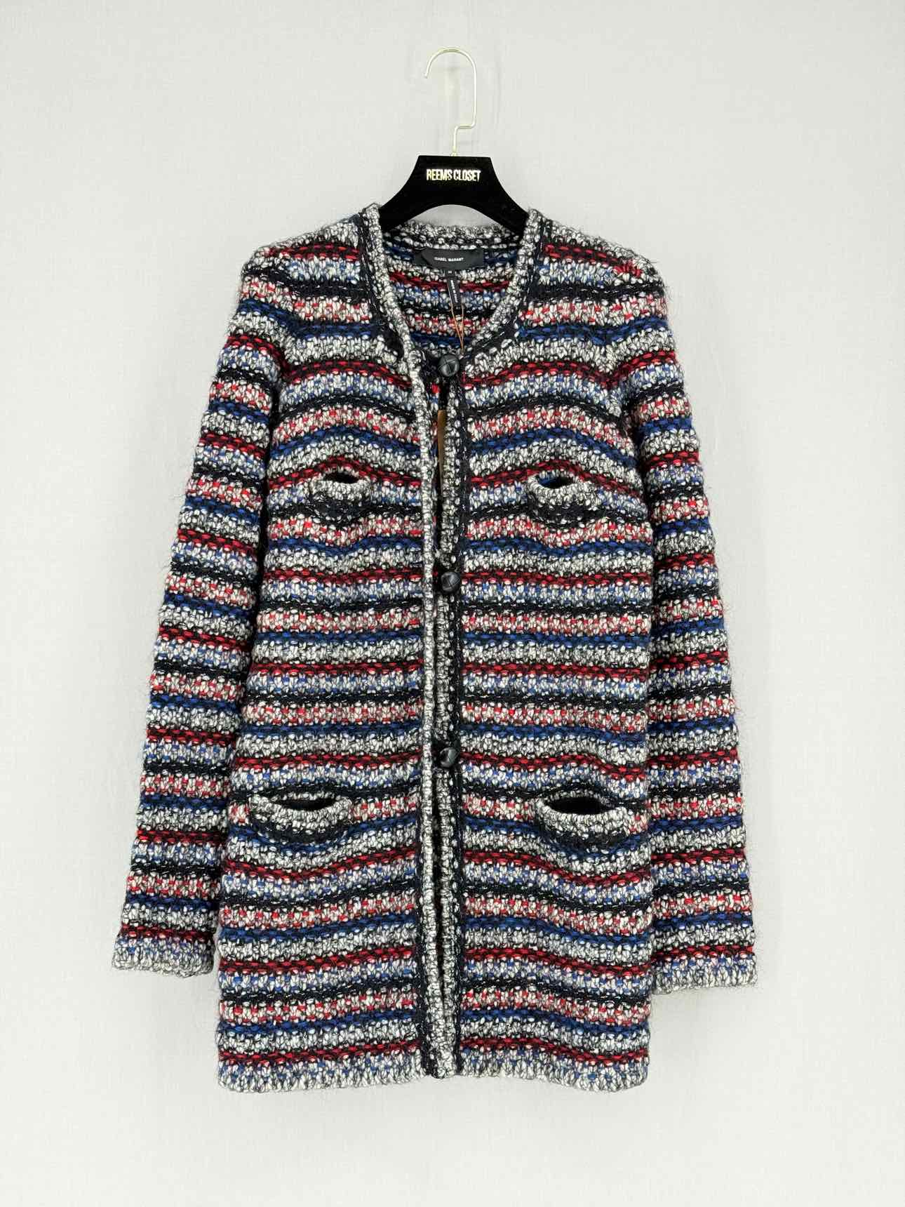 ISABEL MARANT Blue & Red Size US 2 Coat