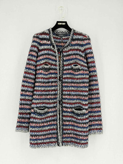 ISABEL MARANT Blue & Red Size US 2 Coat