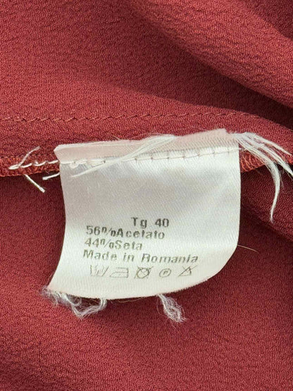 M MISSONI Burgundy Size US 4 Short Dress