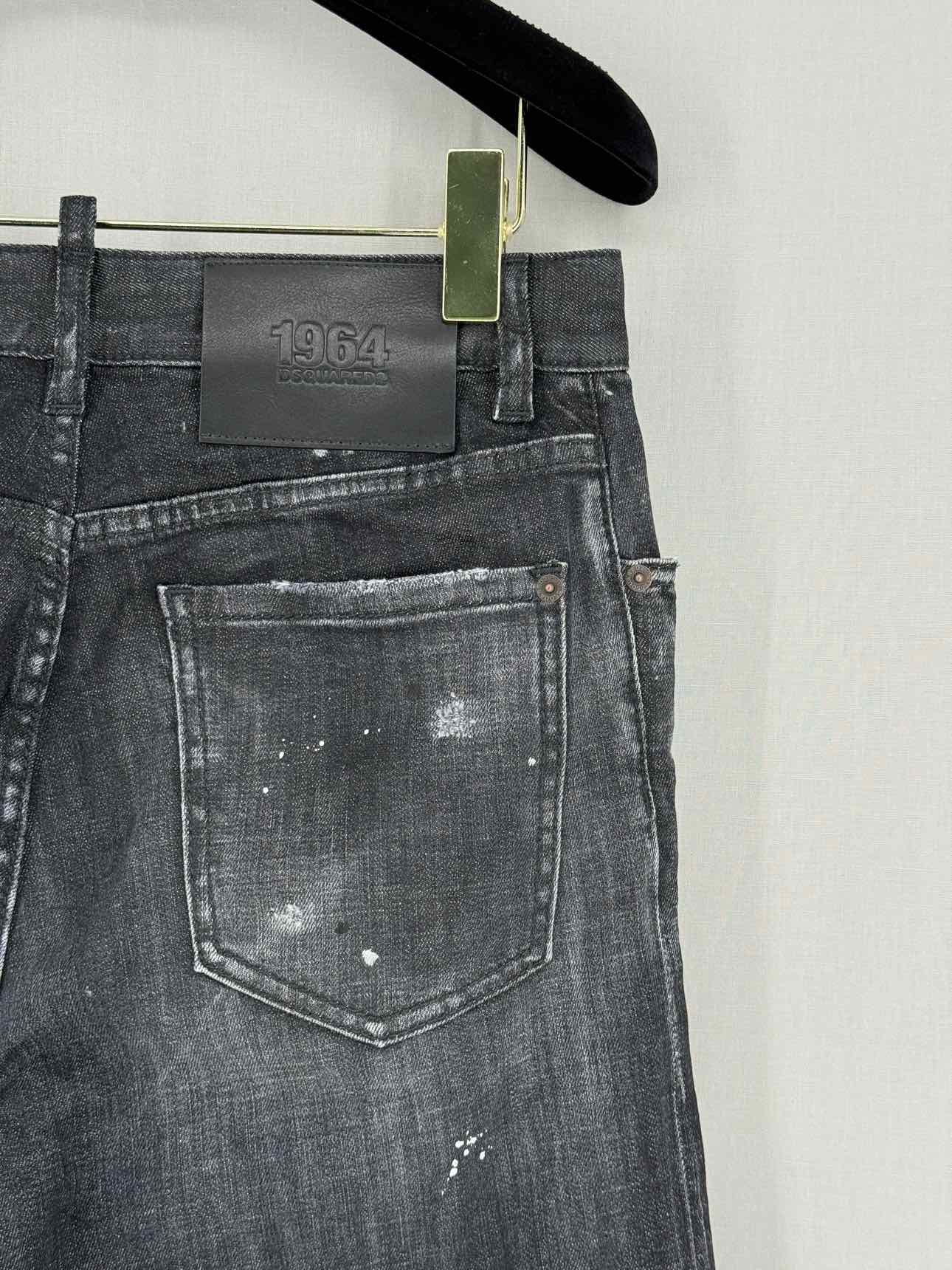 DSQUARED2 Black Distressed Size 26 Jeans