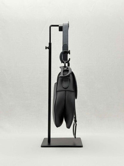 CHRISTIAN DIOR Ultra Matte Black Saddle Bag