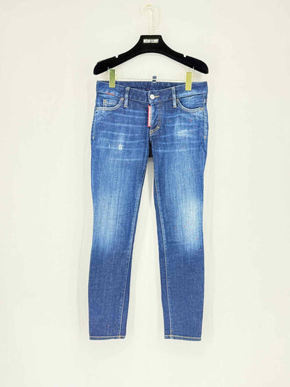DSQUARED2 Jennifer Cropped Blue Size 25 Jeans