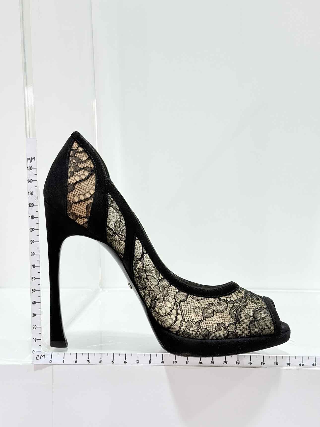 CHRISTIAN DIOR Black Size EU 37.5 Pumps