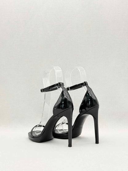SAINT LAURENT Jane Black Size EU 35 Heeled Sandals