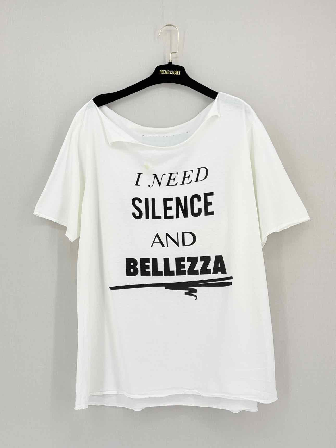 DOLCE & GABBANA White Graphic Print Size Medium Top