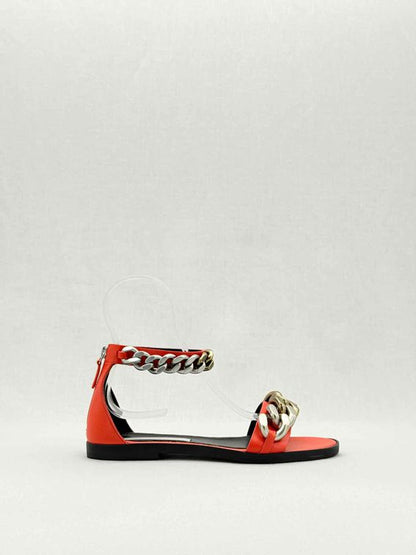 STELLA MCCARTNEY Falabella Orange Size EU 37 Sandals