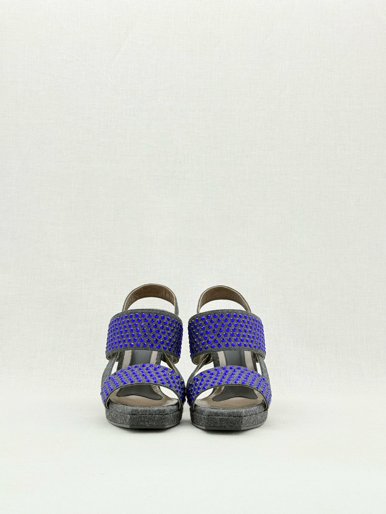 MARNI Grey & Purple Size EU 40 Heeled Sandals