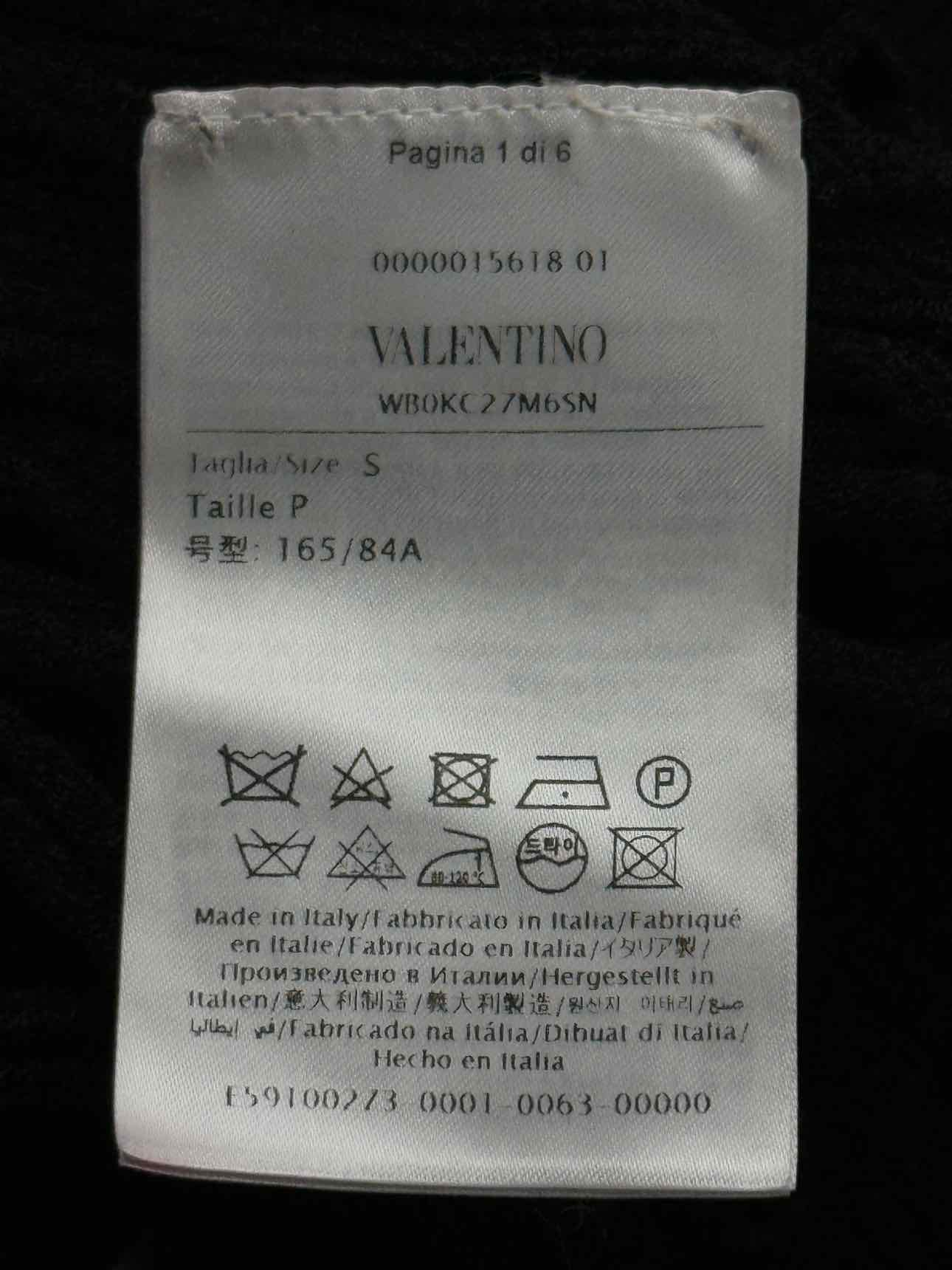 VALENTINO Black Size Small Sweater