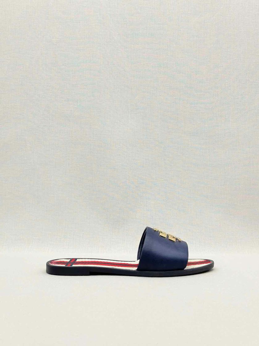 TORY BURCH Everly Blue Size EU 36 Slides