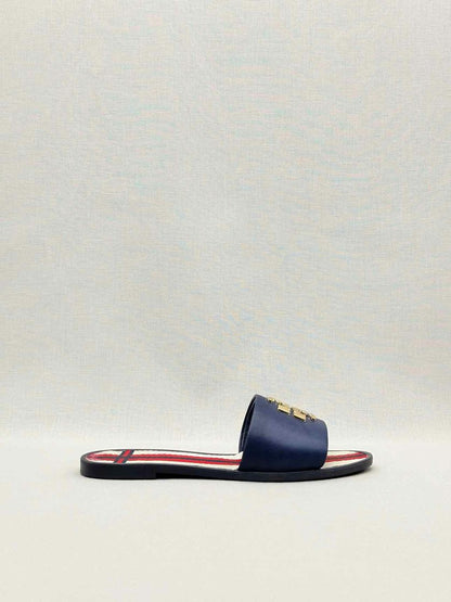 TORY BURCH Everly Blue Size EU 36 Slides