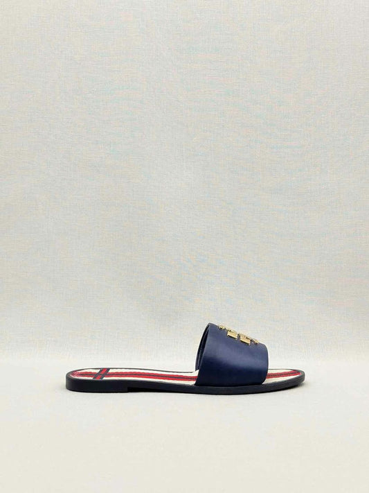 TORY BURCH Everly Blue Size EU 36 Slides