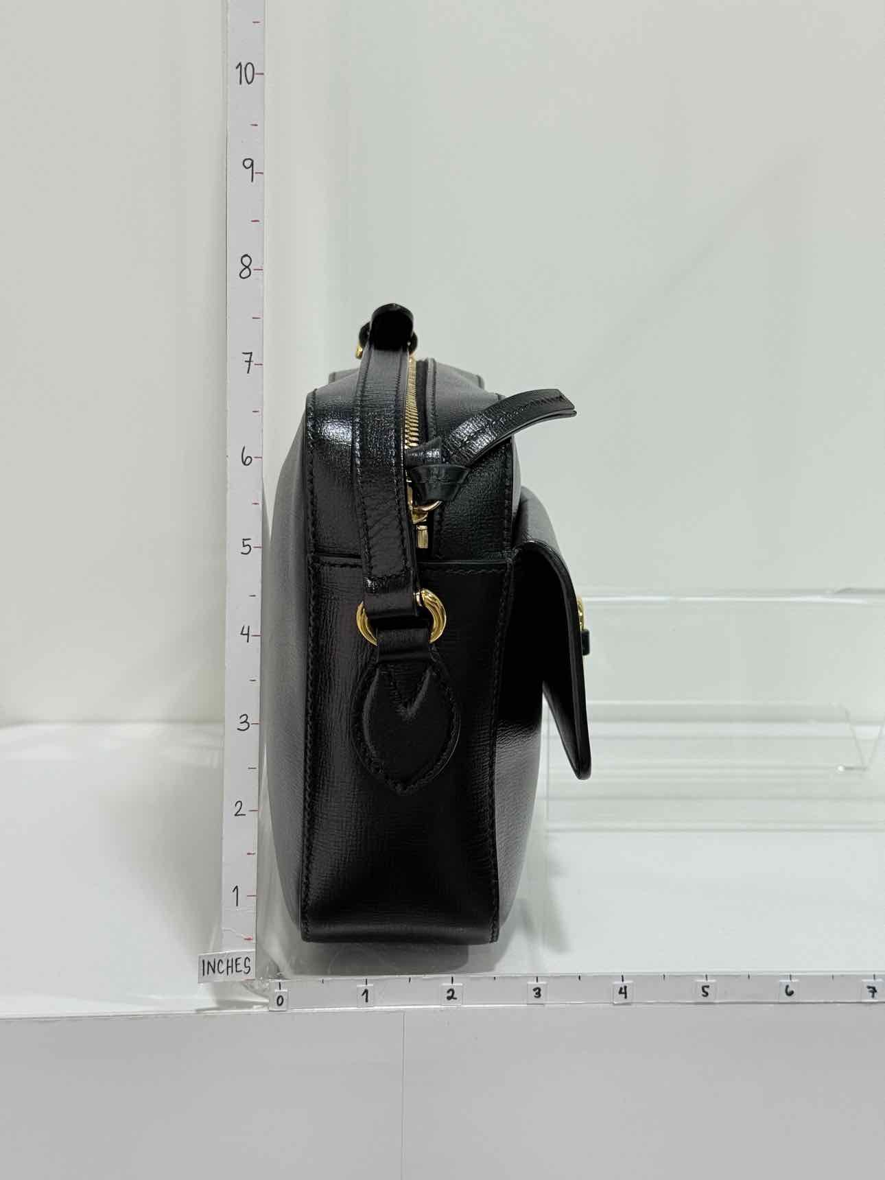 GUCCI Horsebit 1955 Black Shoulder Bag