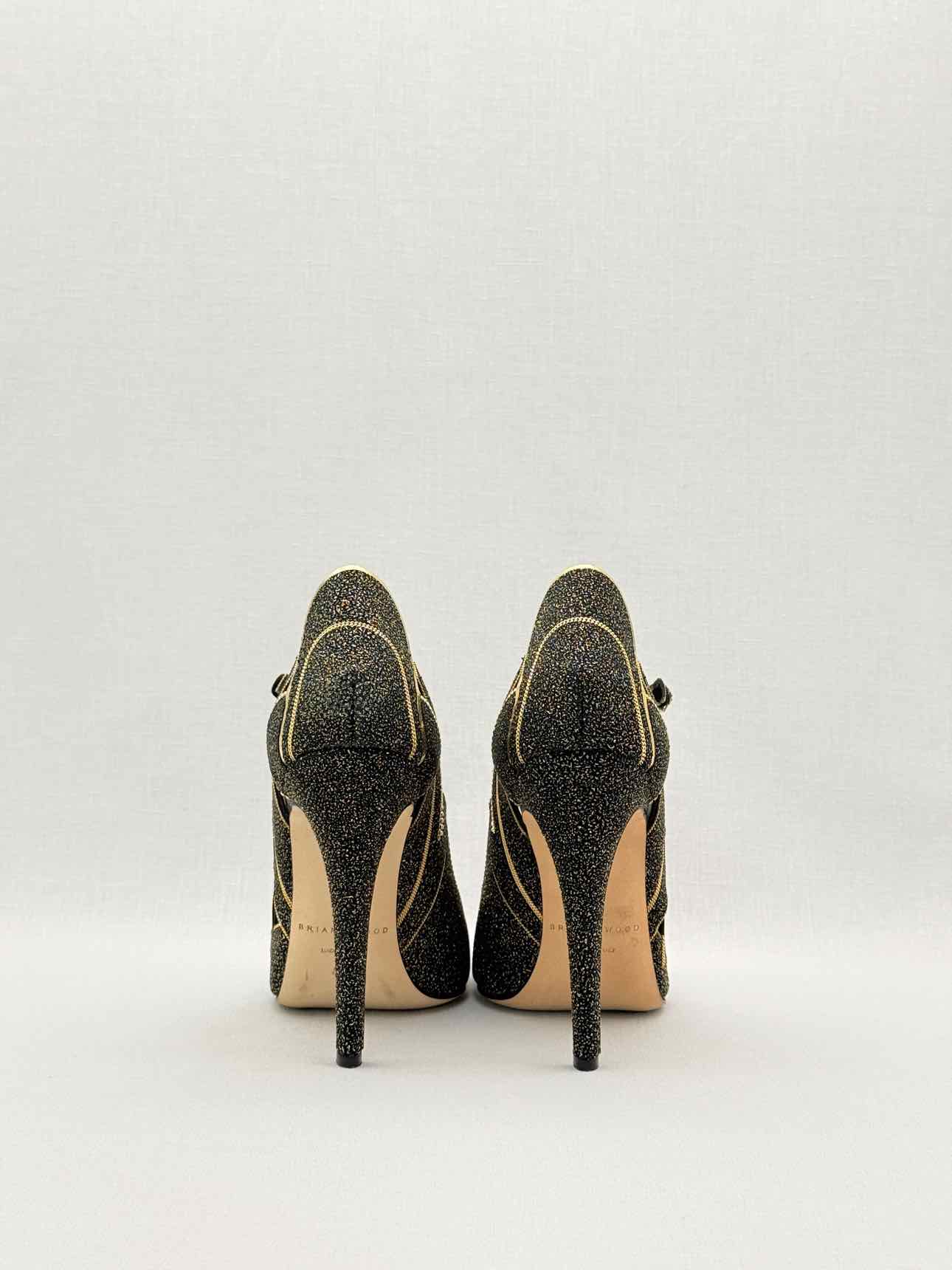BRIAN ATWOOD Open Toe Black Size EU 40 Pumps