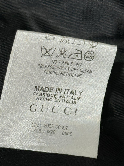 GUCCI Single Breasted Black Size US 6 Coat