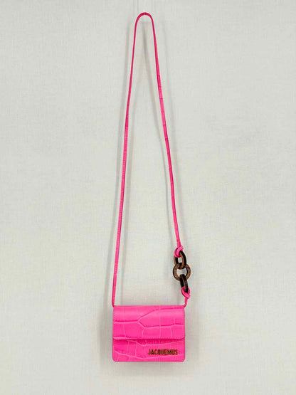JACQUEMUS Le Riviera Pink Shoulder Bag