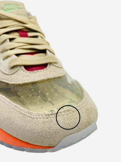 NIKE Beige Multi-Color Size EU 42.5 Sneakers