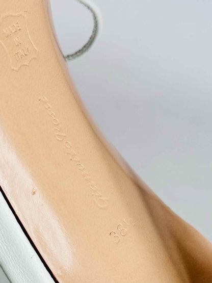 GIANVITO ROSSI Spice White Size EU 36.5 Heeled Sandals