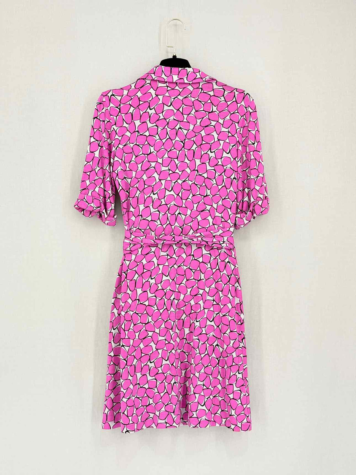 DIANE VON FURSTENBERG Wrap Pink Size US 8 Short Dress