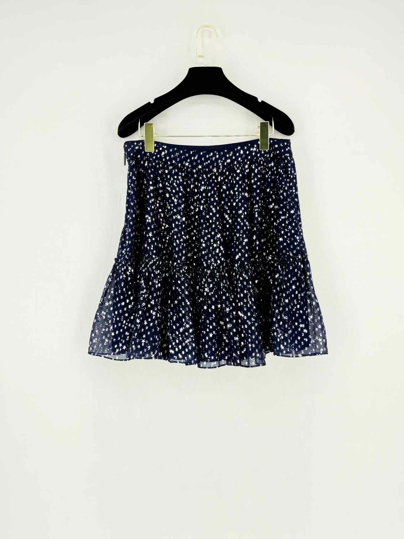 KATE SPADE Navy Blue Size US 10 Mini Skirt