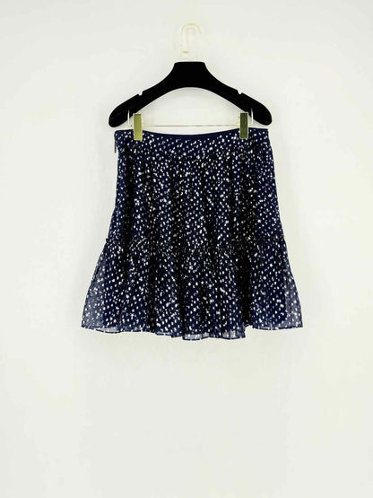 KATE SPADE Navy Blue Size US 10 Mini Skirt