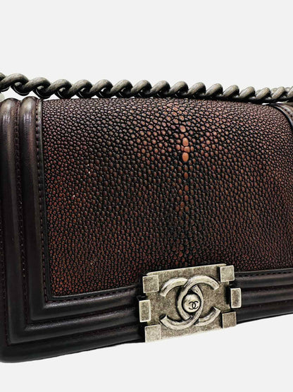 CHANEL Limited Edition Burgundy Shoulder Bag