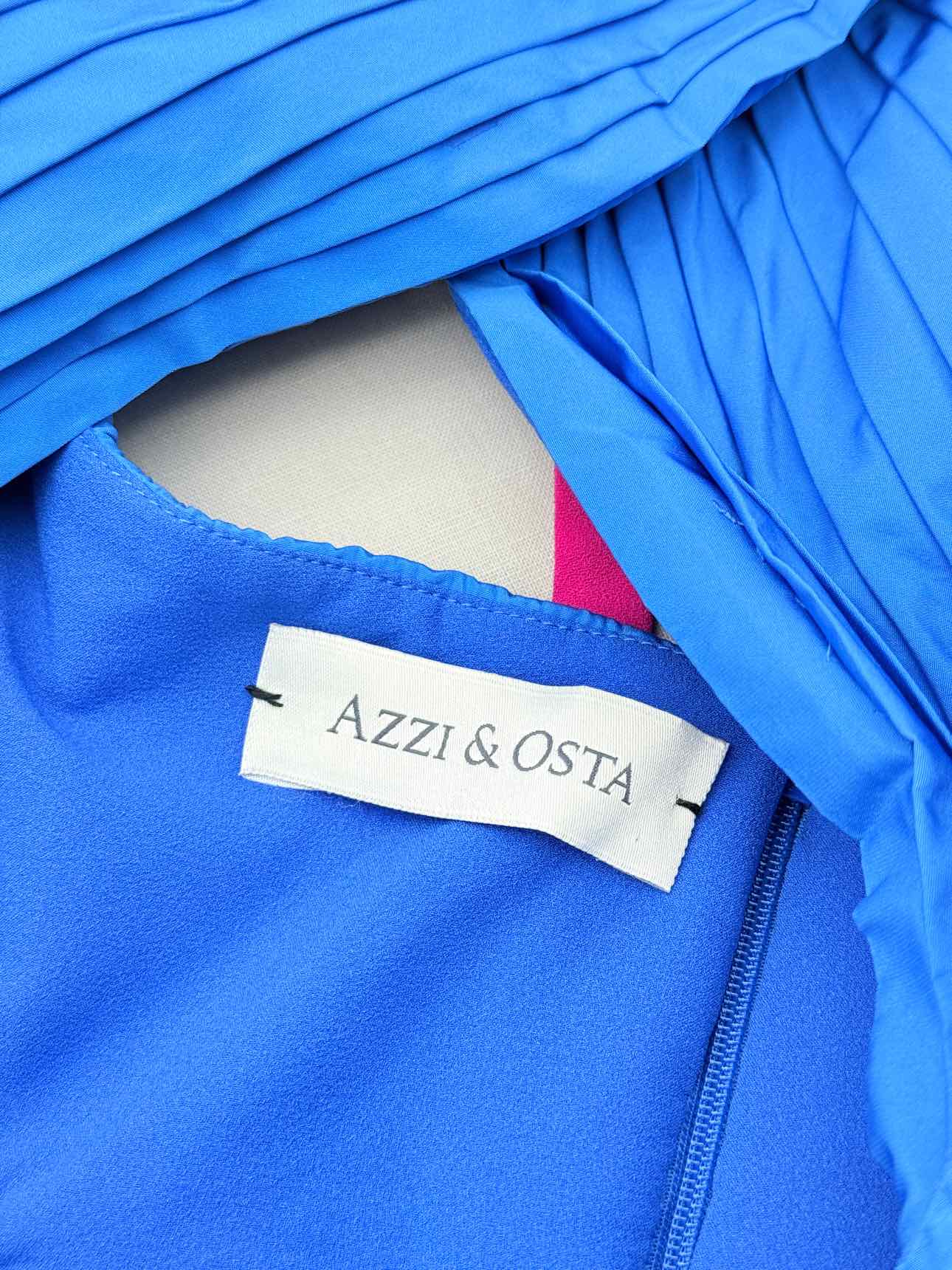 AZZI & OSTA Blue w/ Pink Size US 2 Long Dress