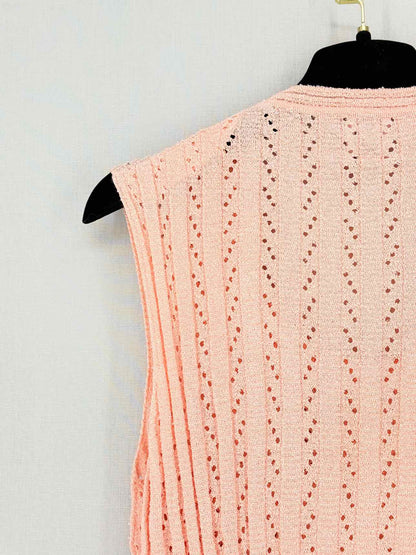 M MISSONI Peach Wavy Size US 8 2 PC Top