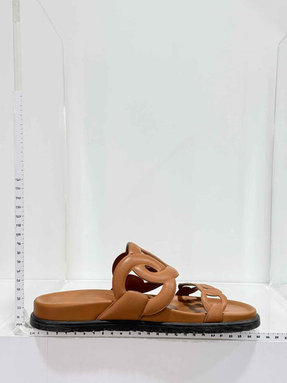 HERMES Extra Natural Size EU 38.5 Sandals
