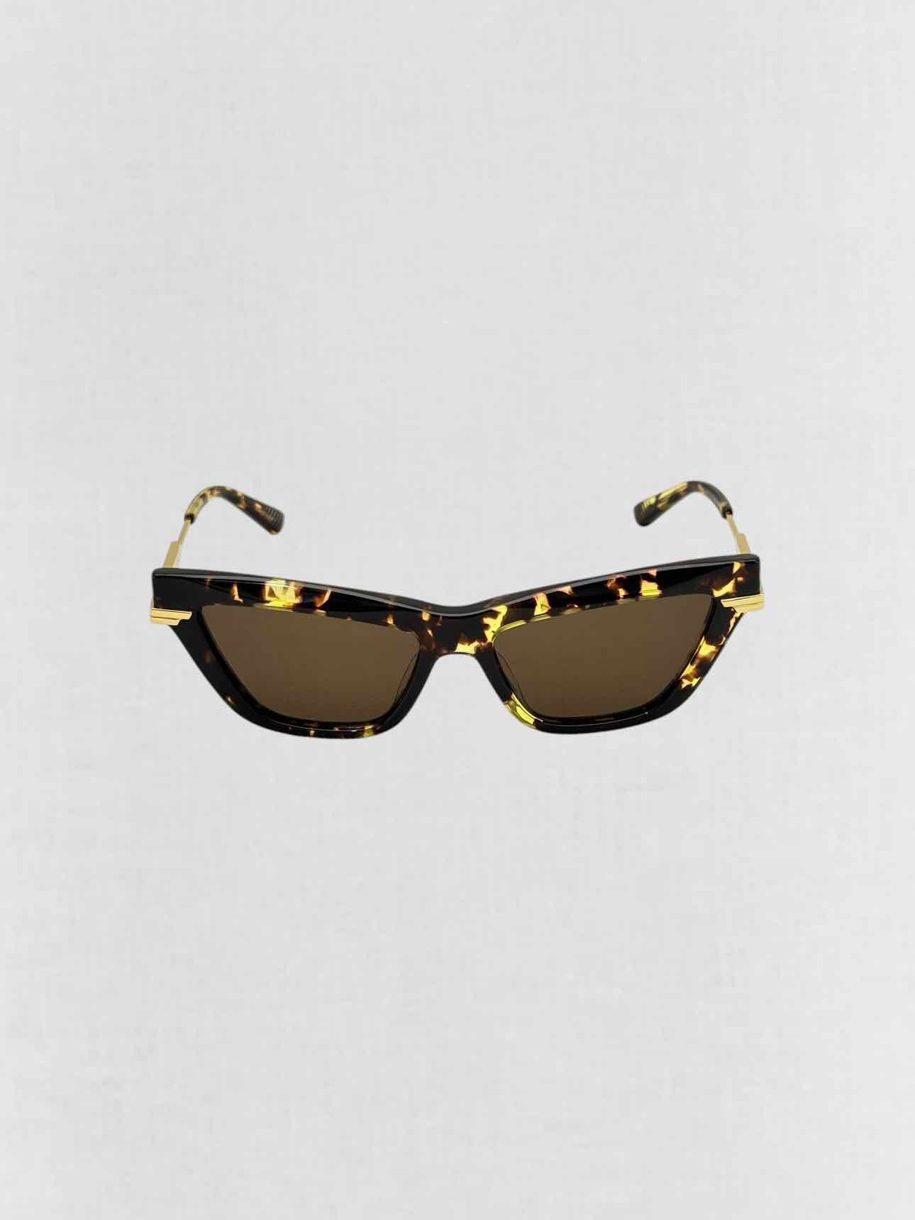 BOTTEGA VENETA Combi Brown & Gold Sunglasses