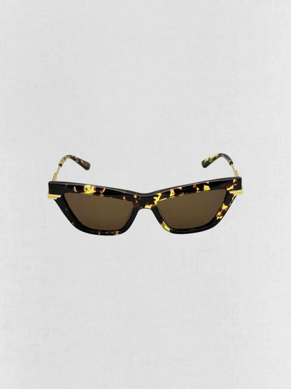 BOTTEGA VENETA Combi Brown & Gold Sunglasses