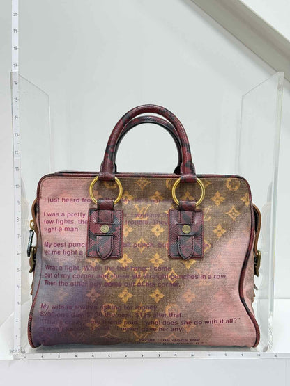 LOUIS VUITTON Brown Multicolor Monogram Top Handle