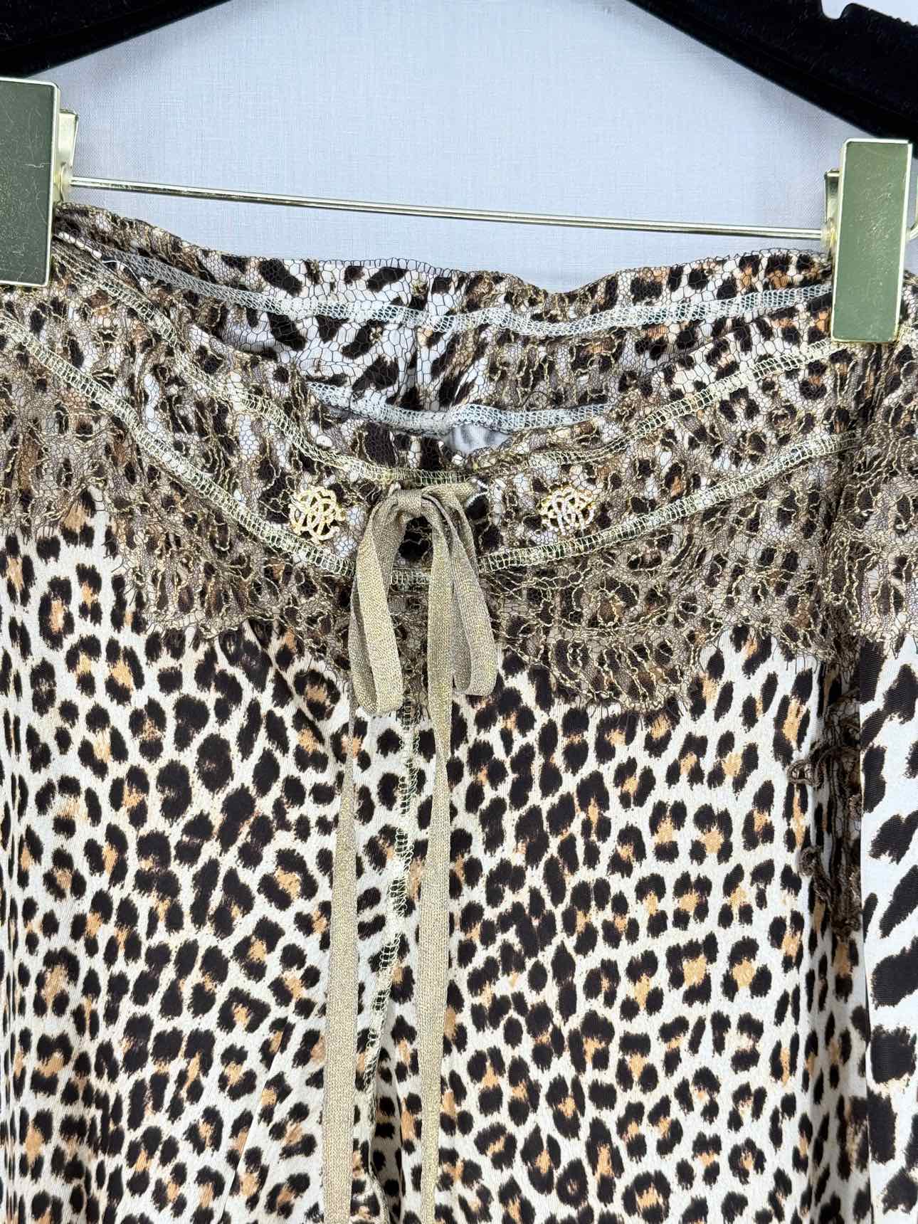 ROBERTO CAVALLI Brown Multicolor Size US 10 Outfit Set