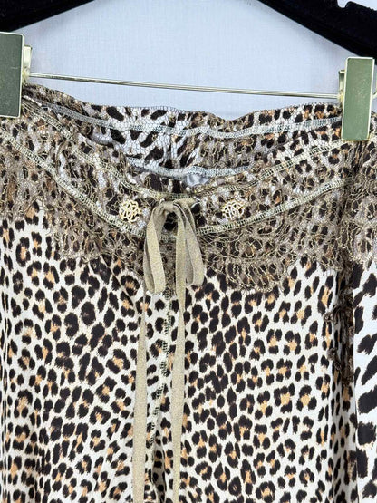 ROBERTO CAVALLI Brown Multicolor Size US 10 Outfit Set