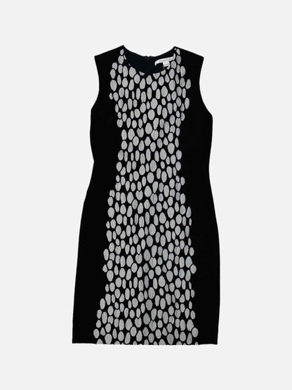 DIANE VON FURSTENBERG Sheath Print Knee Length Dress