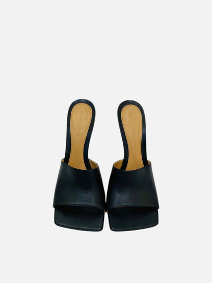 BOTTEGA VENETA Stretch Black Mules 39