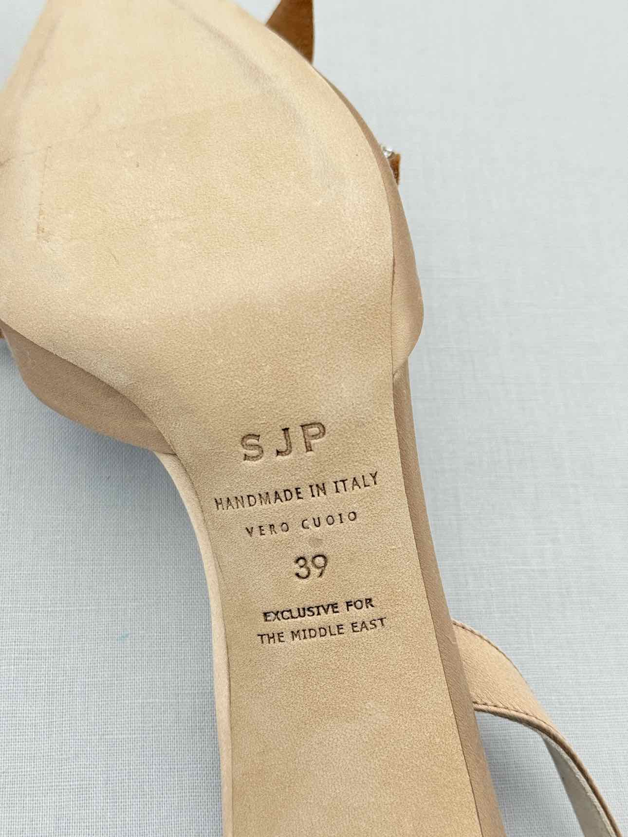 SJP Emmanuel Gold Size EU 39 Slingbacks