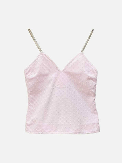 BALMAIN Camisole Light Pink Top