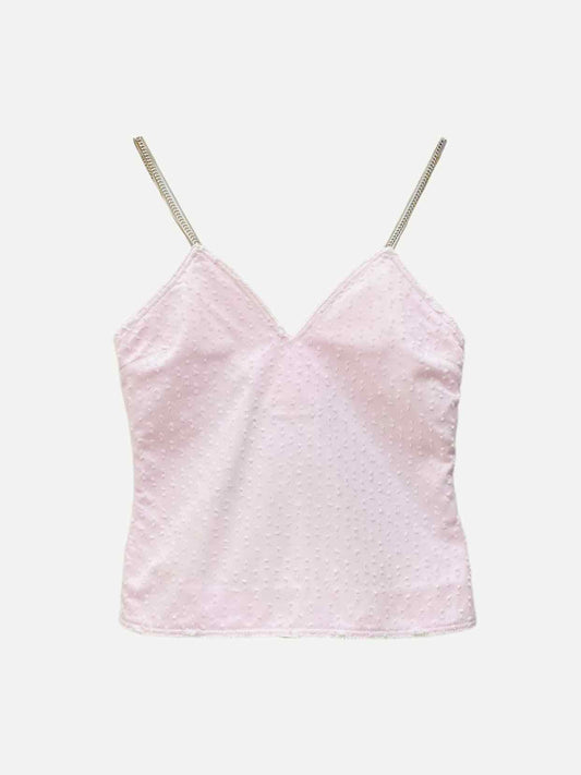 BALMAIN Camisole Light Pink Top