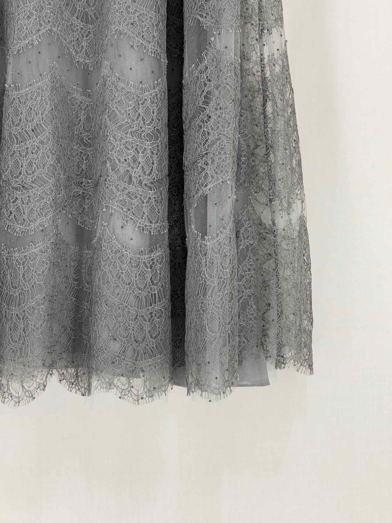 CHRISTIAN DIOR Grey Size US 6 Midi Skirt