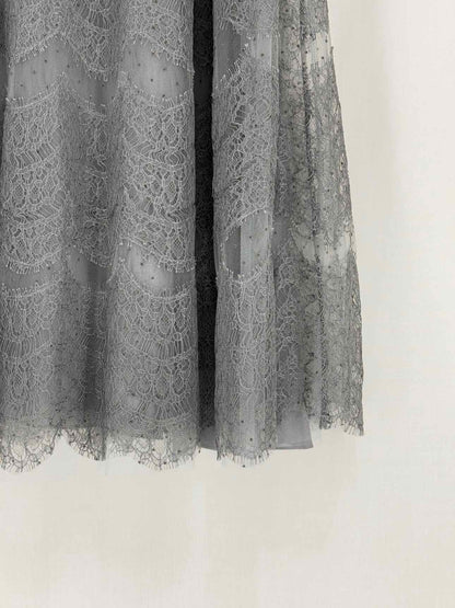 CHRISTIAN DIOR Grey Size US 6 Midi Skirt