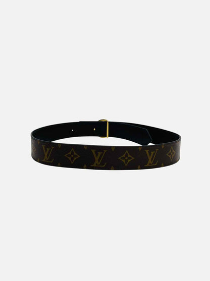 LOUIS VUITTON LV Circle Reversible Brown Monogram Belt