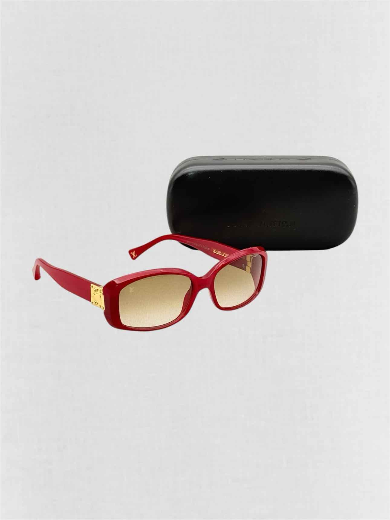 LOUIS VUITTON Red Sunglasses