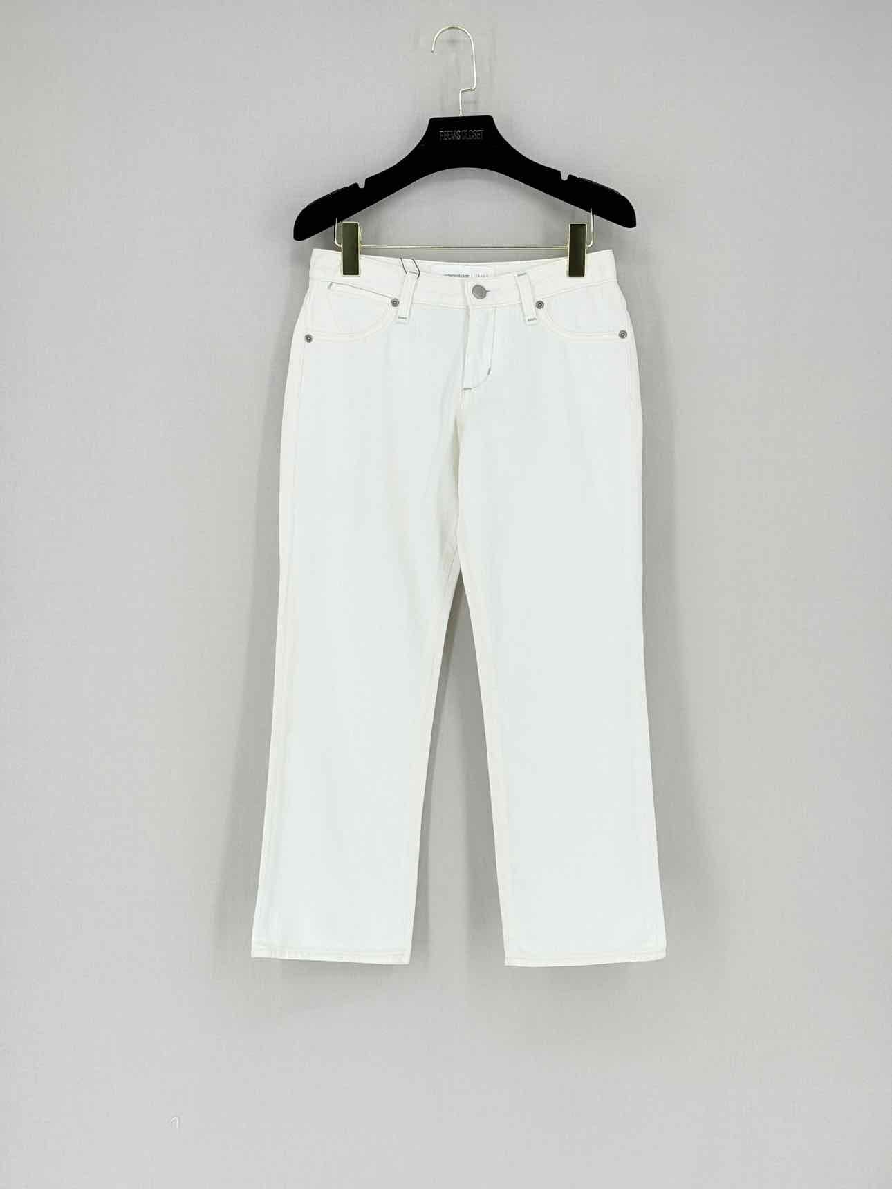 PAPER DENIM&CLOTH Cropped White Size 24 Jeans