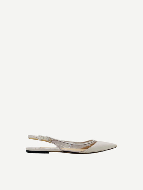 JIMMY CHOO Erin White Flats 40