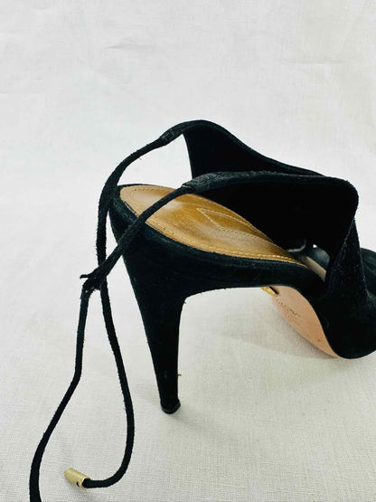 AQUAZZURA Black Size EU 39 Slingbacks
