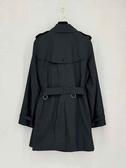 BURBERRY Chelsea Heritage Trench Black Size US 10 Coat